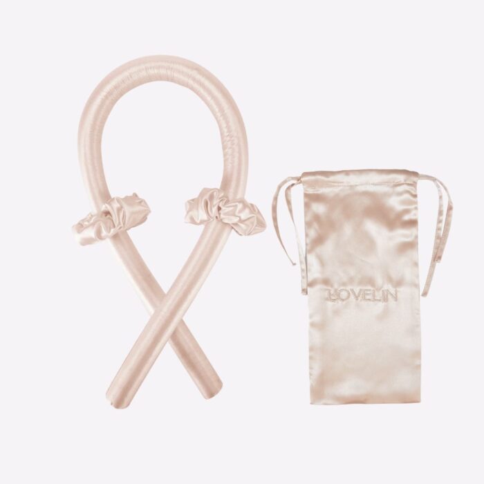 BLUSH PINK Μεταξωτή μπουκλιέρα