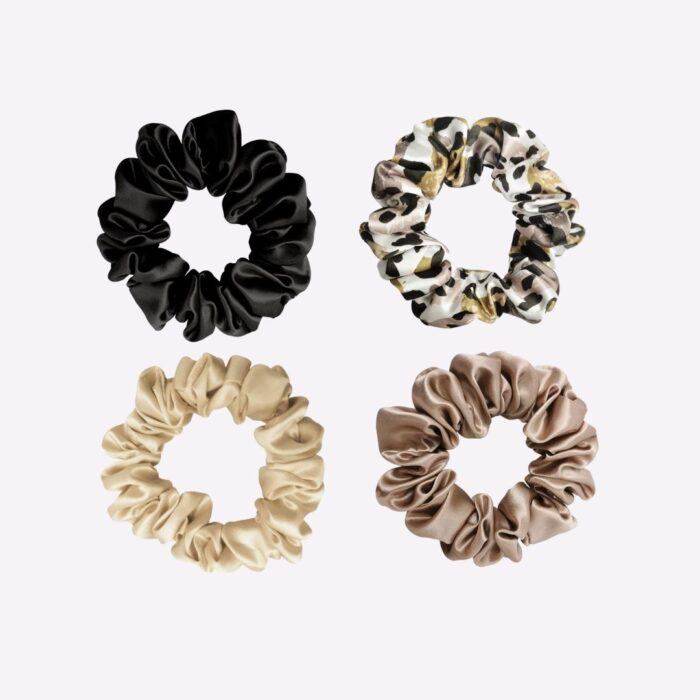 SKINNY x4 SCRUNCHIES SET