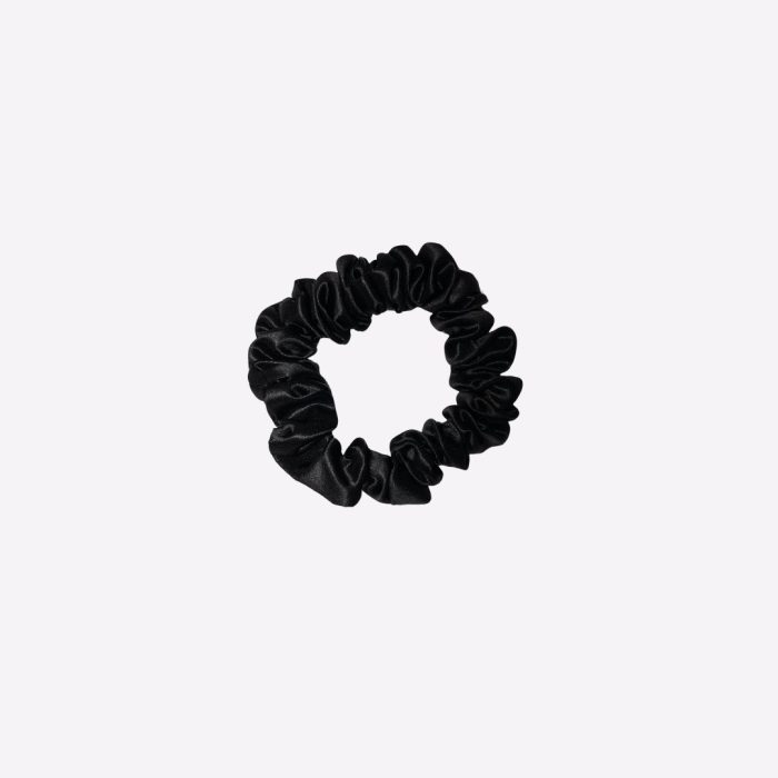 BLACK SKINNY SCRUNCHIE 2cm