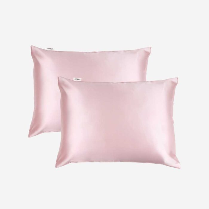 ΣΕΤ BLUSH PINK 22MM ΜΕΤΑΞΩΤΕΣ ΜΑΞΙΛΑΡΟΘΗΚΕΣ 50x70cm φακελος